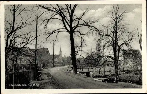 Ak Elbisbach Frohburg in Sachsen, Teilansicht