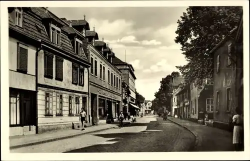 Ak Sömmerda in Thüringen, Lange Straße, Passanten