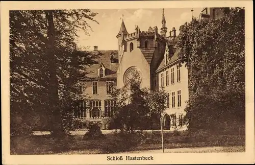 Ak Hastenbeck Hameln an der Weser Niedersachsen, Schloss Hastenbeck