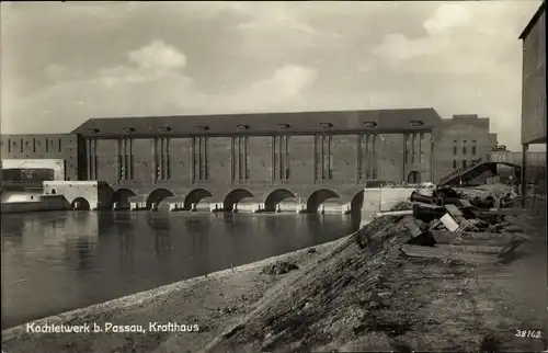 Ak Passau in Niederbayern, Kachletwerk, Krafthaus