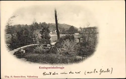 Ak Valkenburg Limburg Niederlande, Koningswinkelbrugje