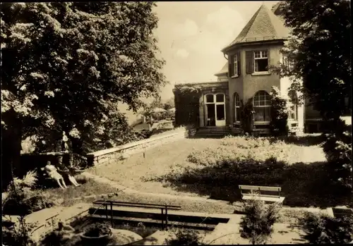 Ak Saalfeld an der Saale Thüringen, Diabetiker-Sanatorium Bergfried