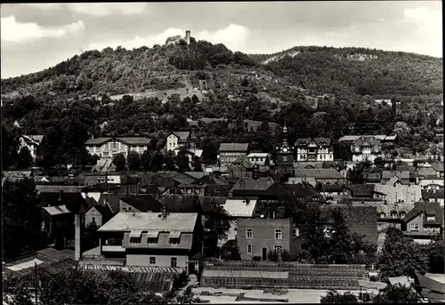 Ak Bad Blankenburg in Thüringen, Blick über den Ort