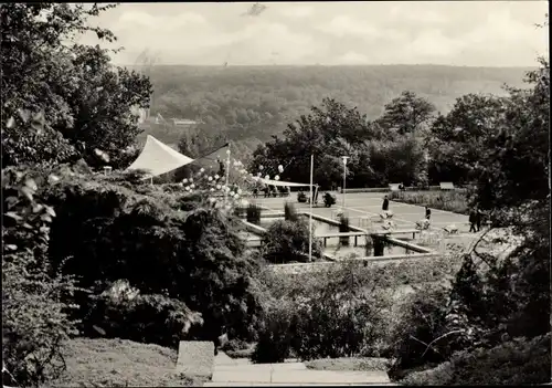 Ak Erfurt, Internationale Gartenbauausstellung, Liliengarten