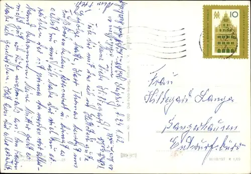 Ak Leipzig in Sachsen, Altes Rathaus, Hauptbahnhof, Bach-Denkmal, Gohliser Schlösschen, Thomaskirche