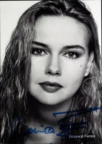 Ak Schauspielerin Veronica Ferres, Portrait, Autogramm