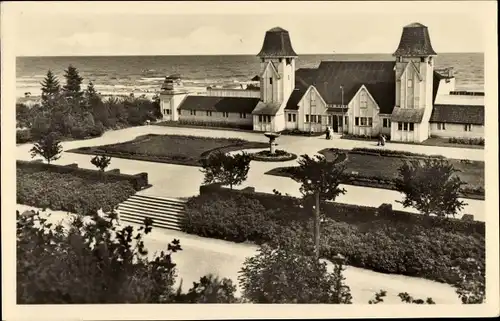 Ak Ostseebad Heringsdorf auf Usedom, Schwimmbad