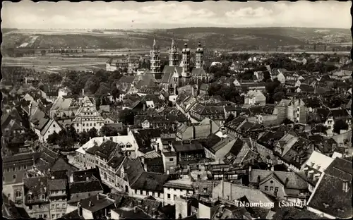 Ak Naumburg an der Saale, Panorama, Dom