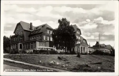 Ak Schierke Wernigerode im Harz, VWR Hotel Heinrich Heine