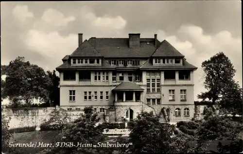 Ak Gernrode Quedlinburg im Harz, FDGB Heim Stubenberg
