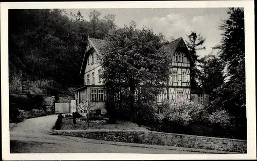 Ak Blankenburg am Harz, Ferienheim Helgoland, Gnauk Kühne Straße 7