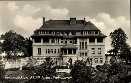 Ak Gernrode Quedlinburg im Harz, FDGB Heim Stubenberg