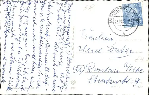 Ak Magdeburg, Hasselbachplatz, Straßenbahnen