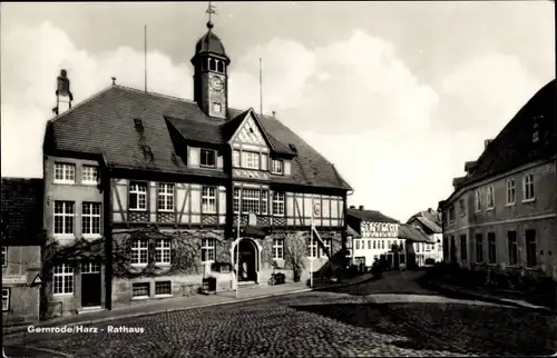 Ak Gernrode Quedlinburg im Harz, Rathaus