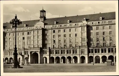 Ak Dresden Altstadt, Neubauten am Altmarkt