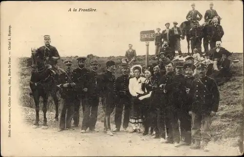 Ak Mars la Tour Lorraine Meurthe et Moselle, Grenze