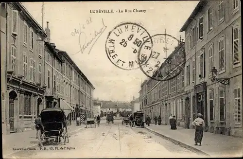 Ak Lunéville Meurthe et Moselle, Rue Chanzy