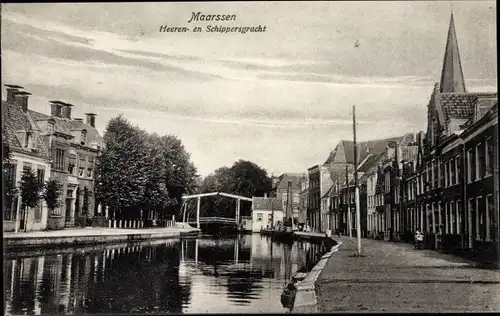 Ak Maarssen Utrecht, Heeren- en Schippersgracht