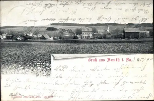 Ak Reuth Weischlitz im Vogtland, Gesamtansicht