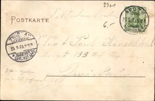 Ak Reuth Bad Elster im Vogtland, Teilansicht