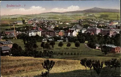 Ak Rodewisch im Vogtland Sachsen, Gesamtansicht