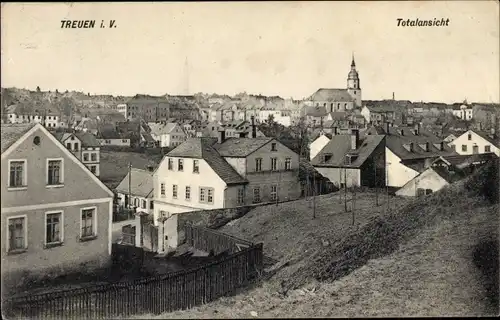 Ak Treuen im Vogtland, Panorama