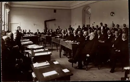 Foto Ak Bautzen in der Oberlausitz, Versammlung