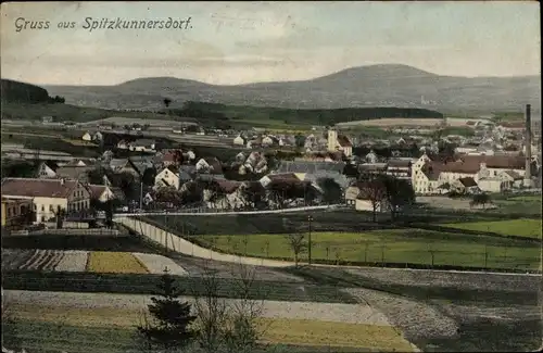 Ak Spitzkunnersdorf Leutersdorf Oberlausitz, Panorama