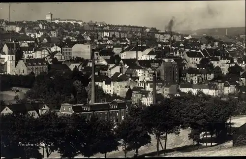 Ak Reichenbach im Vogtland, Blick über die Dächer der Stadt