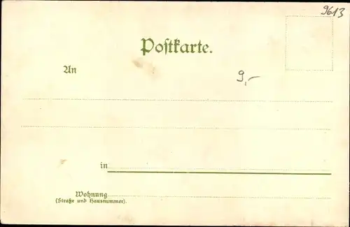 Künstler Litho Dutzauer, Max, Waldenburg in Sachsen, Totale, Marktplatz