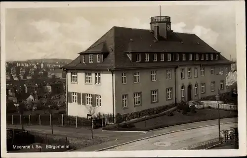 Ak Meerane in Sachsen, Bürgerheim