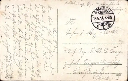 Ak Berlin Spandau, Bismarckdenkmal