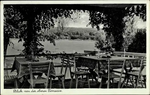 Ak Ferch am Schwielowsee, Haus am See, Terrasse