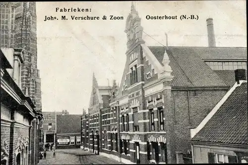 Ak Oosterhout Nordbrabant Niederlande, Fabrieken Johs. M. Verschure Zoon