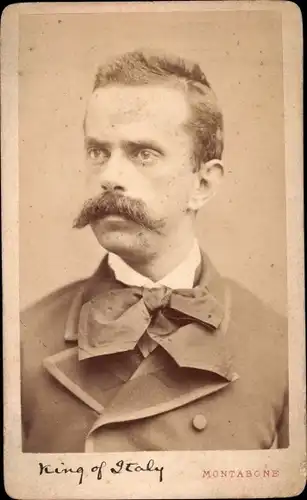 CdV Umberto I. König von Italien ab 1878