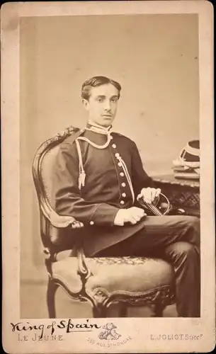 CdV Alfonso XII., König Alfons XII. von Spanien
