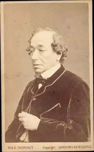 CdV Earl of Beaconsfield, Benjamin Disraeli, britischer Premierminister