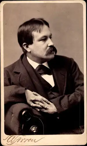 CdV William Dean Howells, Schriftsteller, Redakteur, Editor of the Atlantic Monthly