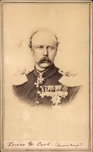 CdV Prinz Friedrich Karl von Preußen, Generalfeldmarschall, Uniform, Orden