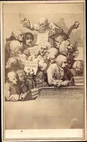 CdV The Chorus, Sänger, Karikatur