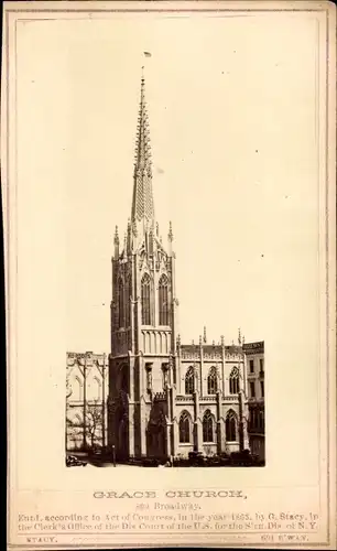 Foto New York City USA, Grace Church, Broadway