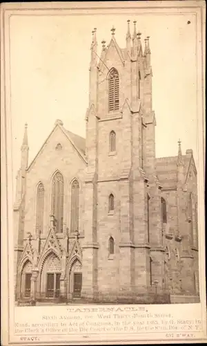 Foto New York City USA, Tabernacle, Sixth Avenue Corner West 34th Street
