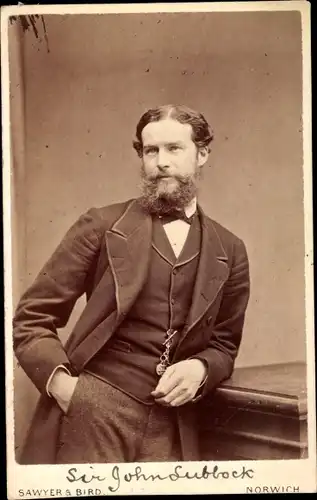 CdV Sir John Lubbock, 1st Baron Avebury, Naturwissenschaftler, Politiker