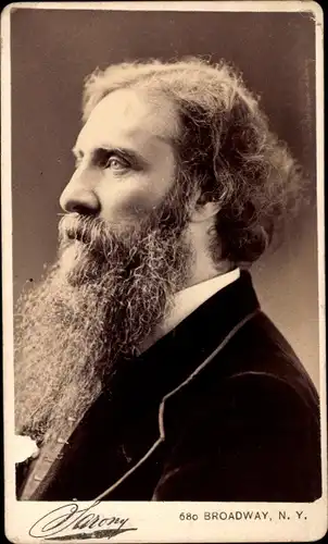 CdV George MacDonald, schottischer Schriftsteller