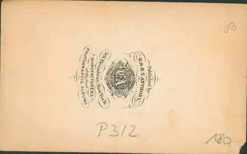 CdV Robert Browning, englischer Dichter und Dramatiker