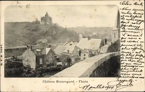 Ak Thuin Wallonien Hennegau, Chateau Beauregard