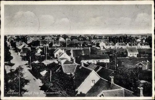 Ak Gedser Guldborgsund Dänemark, Udsigt fra Lodstaarnet