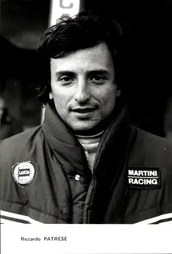 Ak Automobilrennfahrer Riccardo Patrese, Martini Racing