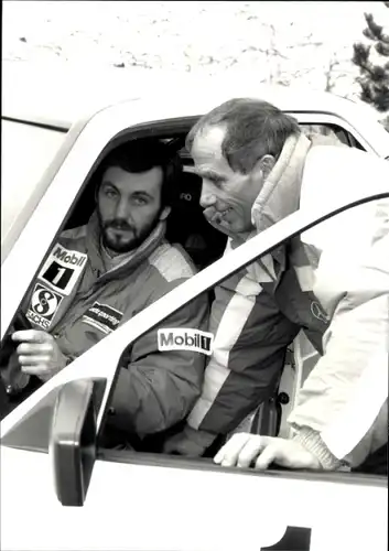 Foto Vertragsfahrer Harald Demuth, Teamchef Reinhold Fricker