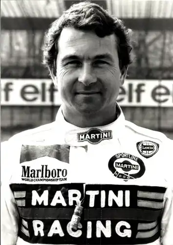 Ak Automobilrennfahrer Bob Wollek, Portrait, Martini Racing